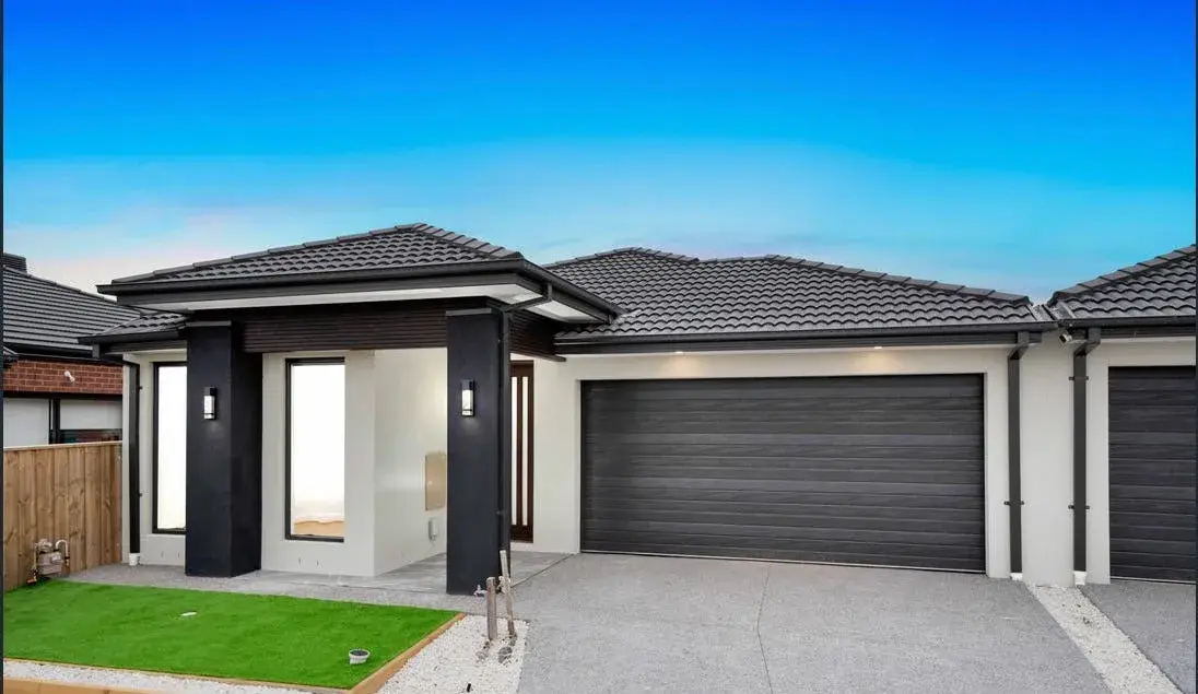 Finished concrete driveway outside an Adelaide home